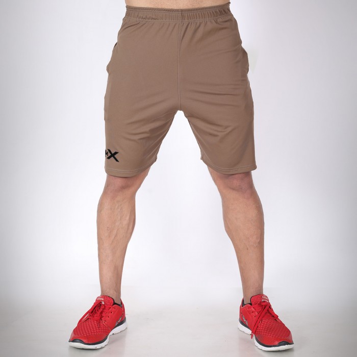 Beige GymX Workout Shorts - Zurik Series